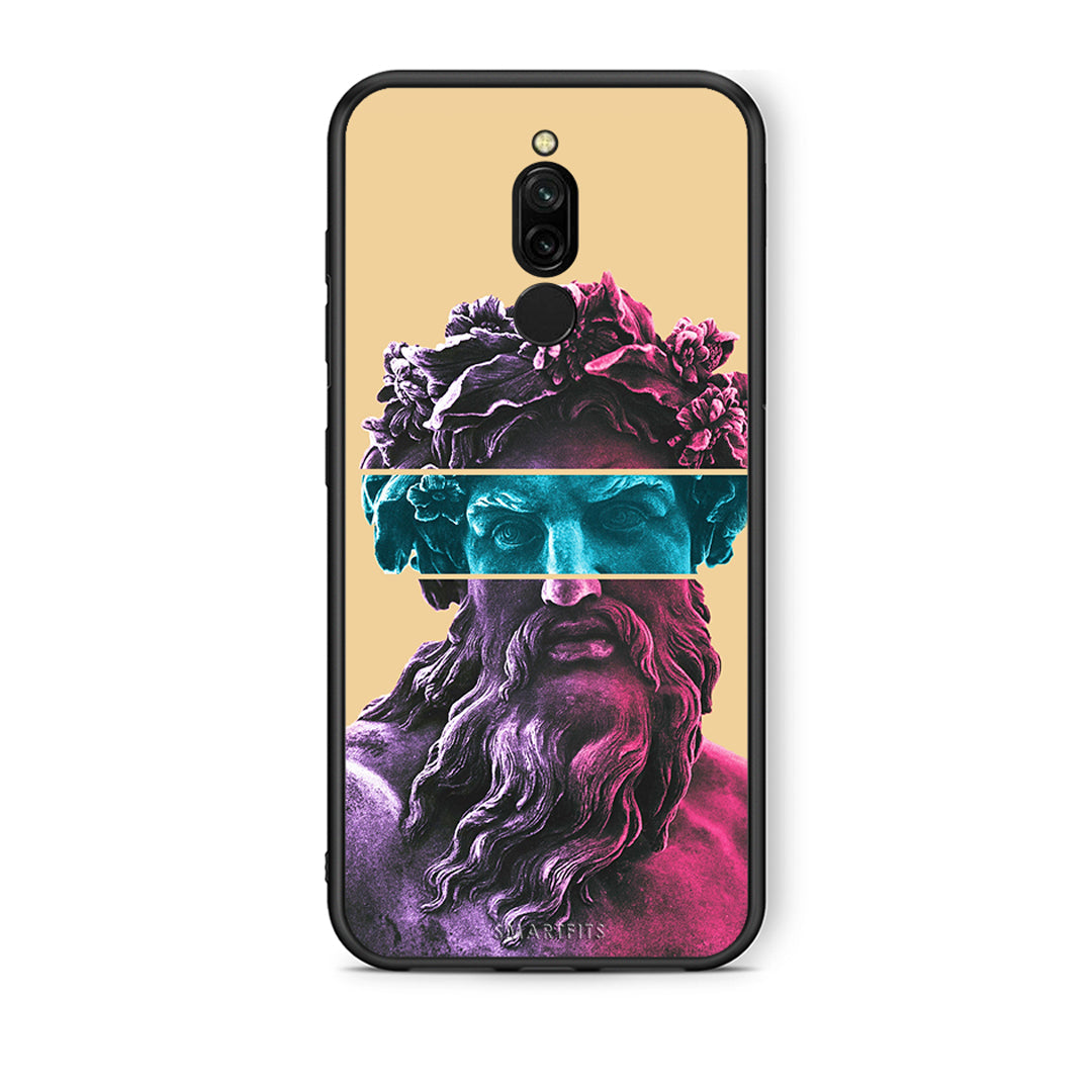 Xiaomi Redmi 8 Zeus Art Θήκη Αγίου Βαλεντίνου από τη Smartfits με σχέδιο στο πίσω μέρος και μαύρο περίβλημα | Smartphone case with colorful back and black bezels by Smartfits