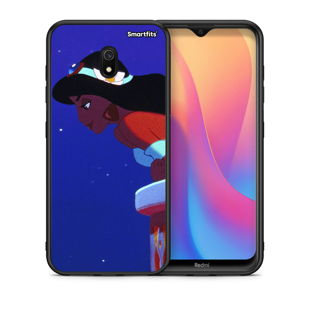 Θήκη Xiaomi Redmi 8A Alladin And Jasmine Love 2 από τη Smartfits με σχέδιο στο πίσω μέρος και μαύρο περίβλημα | Xiaomi Redmi 8A Alladin And Jasmine Love 2 case with colorful back and black bezels