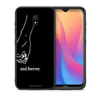 Thumbnail for Θήκη Αγίου Βαλεντίνου Xiaomi Redmi 8A Always & Forever 2 από τη Smartfits με σχέδιο στο πίσω μέρος και μαύρο περίβλημα | Xiaomi Redmi 8A Always & Forever 2 case with colorful back and black bezels