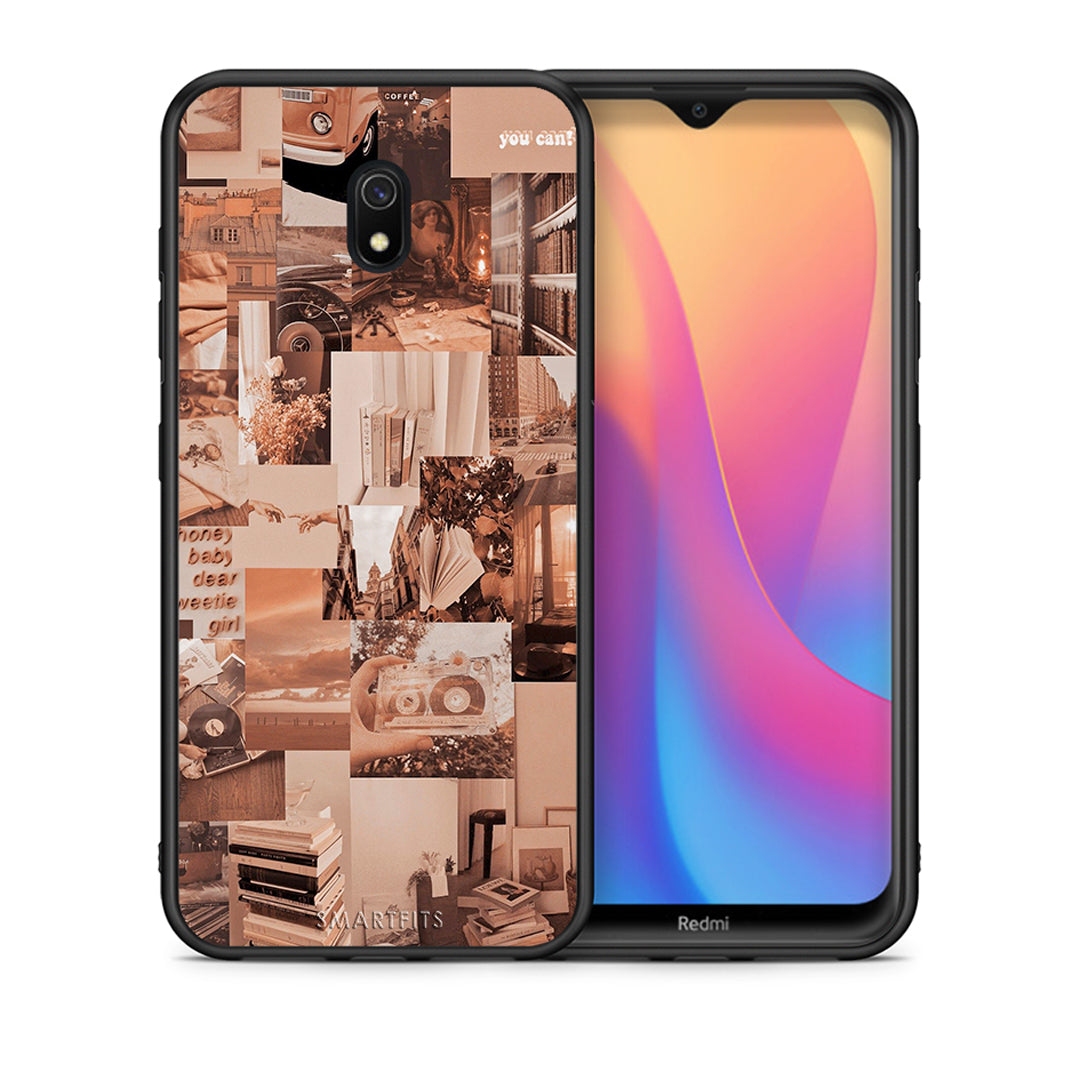 Θήκη Αγίου Βαλεντίνου Xiaomi Redmi 8A Collage You Can από τη Smartfits με σχέδιο στο πίσω μέρος και μαύρο περίβλημα | Xiaomi Redmi 8A Collage You Can case with colorful back and black bezels