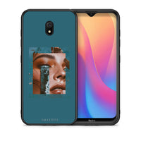 Thumbnail for Θήκη Xiaomi Redmi 8A Cry An Ocean από τη Smartfits με σχέδιο στο πίσω μέρος και μαύρο περίβλημα | Xiaomi Redmi 8A Cry An Ocean case with colorful back and black bezels