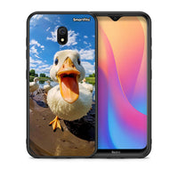 Thumbnail for Θήκη Xiaomi Redmi 8A Duck Face από τη Smartfits με σχέδιο στο πίσω μέρος και μαύρο περίβλημα | Xiaomi Redmi 8A Duck Face case with colorful back and black bezels