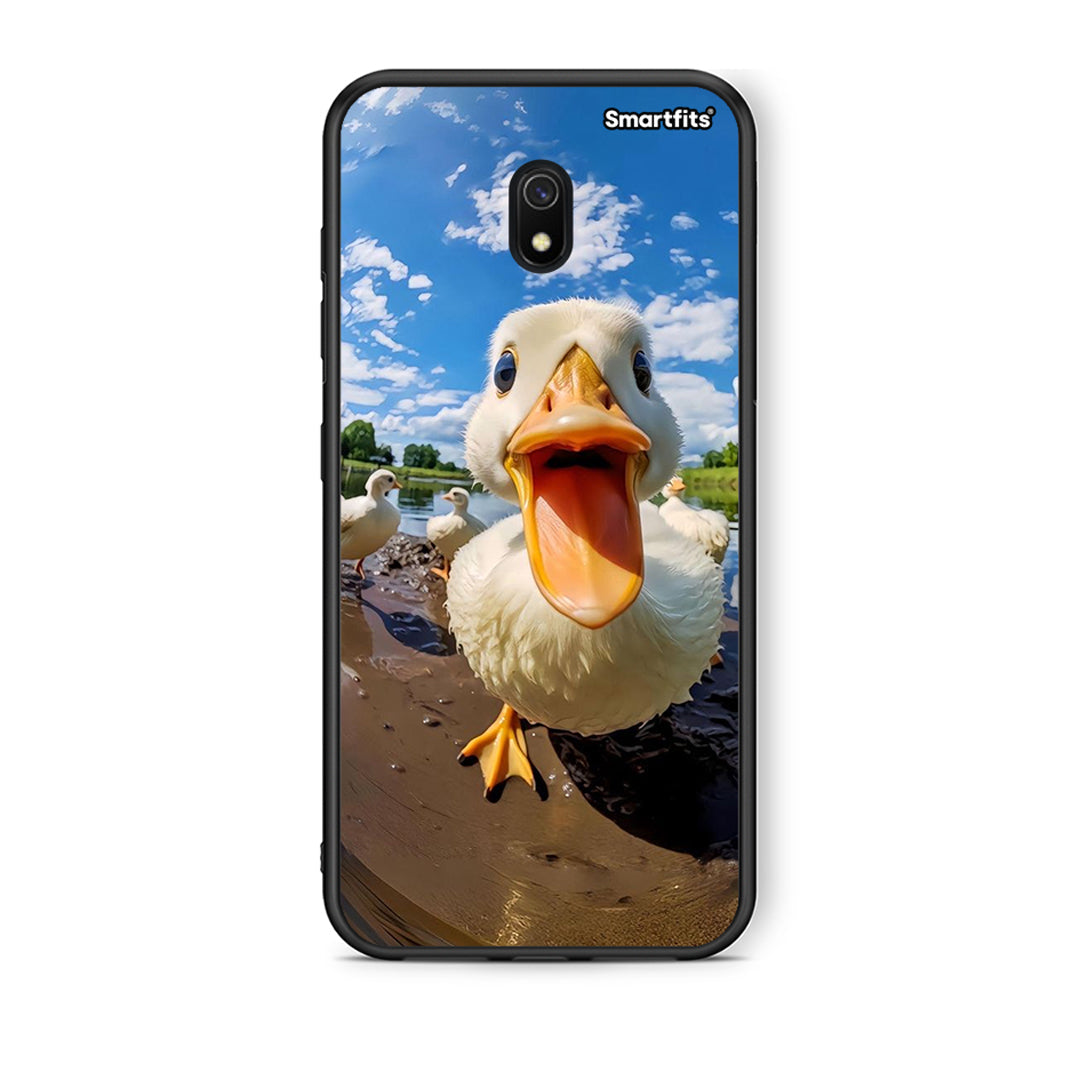 Xiaomi Redmi 8A Duck Face θήκη από τη Smartfits με σχέδιο στο πίσω μέρος και μαύρο περίβλημα | Smartphone case with colorful back and black bezels by Smartfits