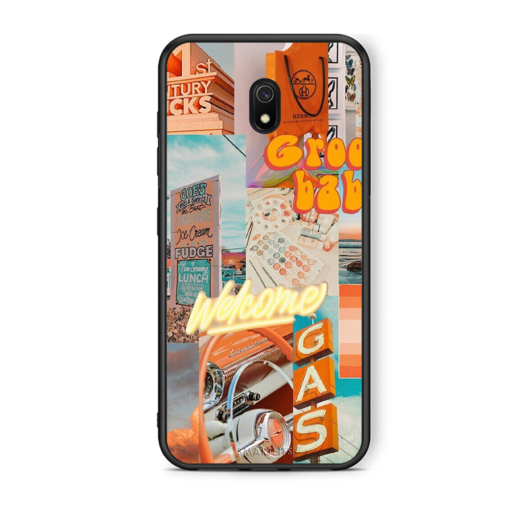 Xiaomi Redmi 8A Groovy Babe Θήκη Αγίου Βαλεντίνου από τη Smartfits με σχέδιο στο πίσω μέρος και μαύρο περίβλημα | Smartphone case with colorful back and black bezels by Smartfits