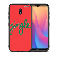 Thumbnail for Θήκη Xiaomi Redmi 8A Jingle Xmas από τη Smartfits με σχέδιο στο πίσω μέρος και μαύρο περίβλημα | Xiaomi Redmi 8A Jingle Xmas case with colorful back and black bezels