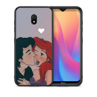 Thumbnail for Θήκη Αγίου Βαλεντίνου Xiaomi Redmi 8A Mermaid Love από τη Smartfits με σχέδιο στο πίσω μέρος και μαύρο περίβλημα | Xiaomi Redmi 8A Mermaid Love case with colorful back and black bezels