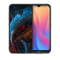 Thumbnail for Θήκη Xiaomi Redmi 8A Eagle PopArt από τη Smartfits με σχέδιο στο πίσω μέρος και μαύρο περίβλημα | Xiaomi Redmi 8A Eagle PopArt case with colorful back and black bezels