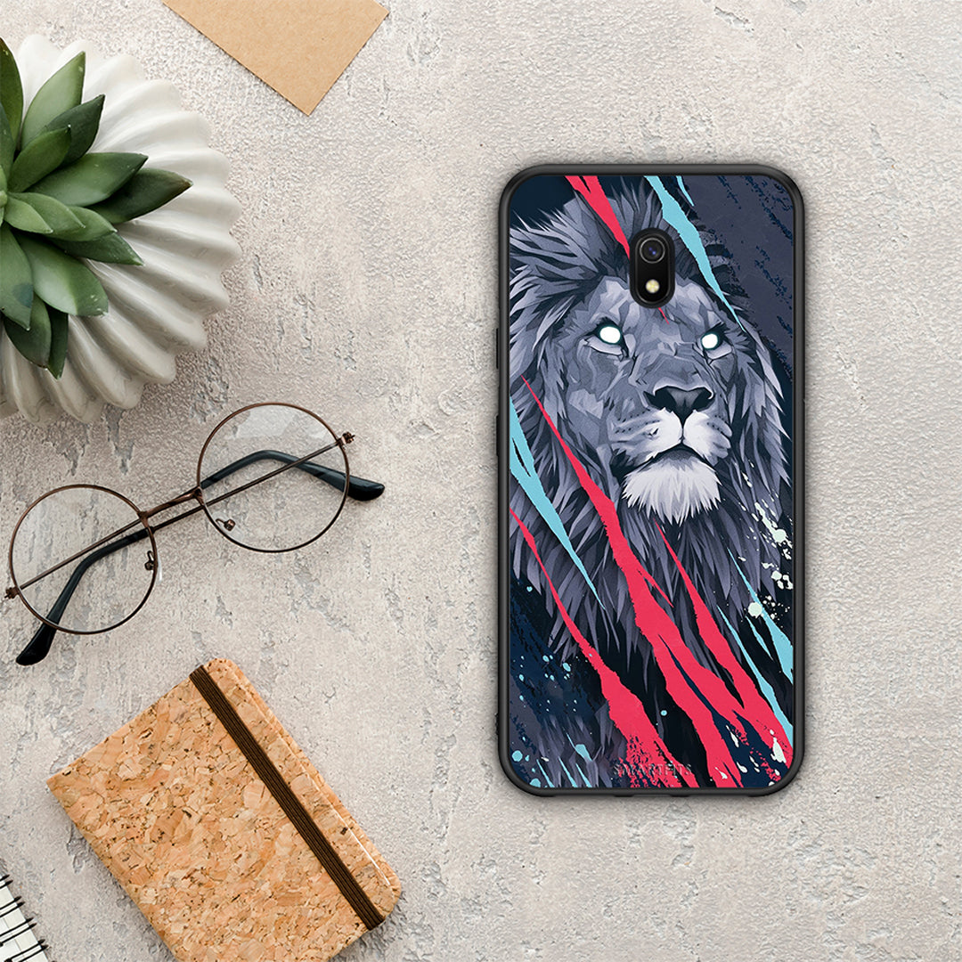 PopArt Lion Designer - Xiaomi Redmi 8A case