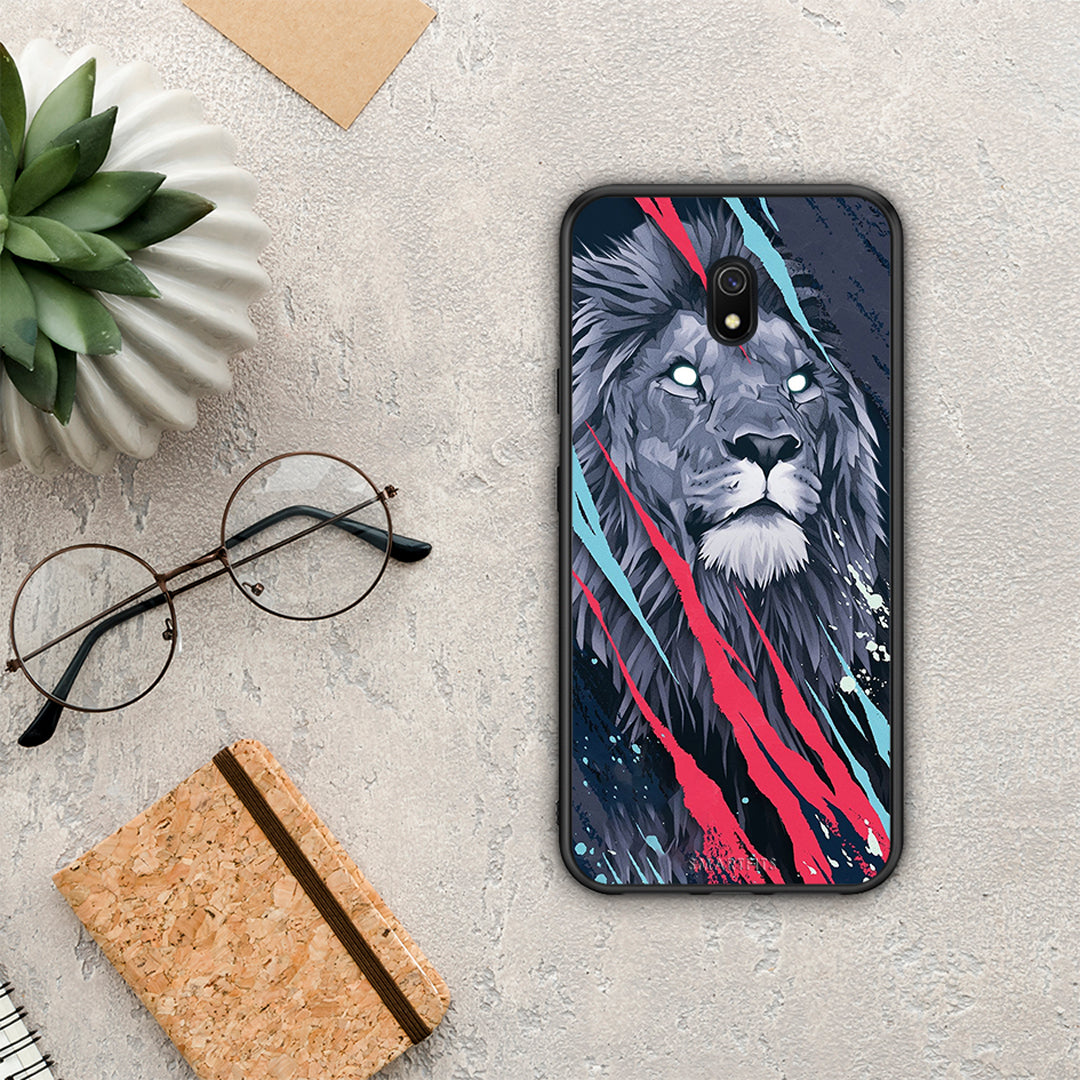 Popart Lion Designer - Xiaomi Redmi 8a case