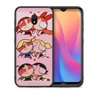 Thumbnail for Θήκη Αγίου Βαλεντίνου Xiaomi Redmi 8A Puff Love από τη Smartfits με σχέδιο στο πίσω μέρος και μαύρο περίβλημα | Xiaomi Redmi 8A Puff Love case with colorful back and black bezels