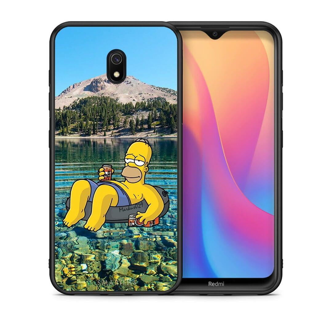 Θήκη Xiaomi Redmi 8A Summer Happiness από τη Smartfits με σχέδιο στο πίσω μέρος και μαύρο περίβλημα | Xiaomi Redmi 8A Summer Happiness case with colorful back and black bezels