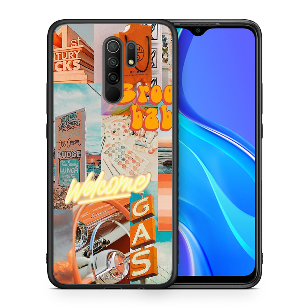 Θήκη Αγίου Βαλεντίνου Xiaomi Redmi 9 / 9 Prime Groovy Babe από τη Smartfits με σχέδιο στο πίσω μέρος και μαύρο περίβλημα | Xiaomi Redmi 9 / 9 Prime Groovy Babe case with colorful back and black bezels