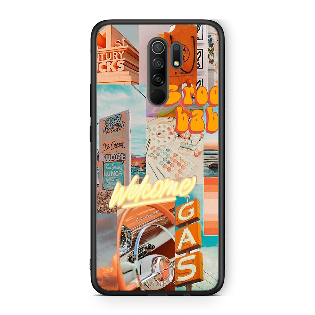 Xiaomi Redmi 9 / 9 Prime Groovy Babe Θήκη Αγίου Βαλεντίνου από τη Smartfits με σχέδιο στο πίσω μέρος και μαύρο περίβλημα | Smartphone case with colorful back and black bezels by Smartfits