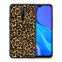 Thumbnail for Θήκη Xiaomi Redmi 9/9 Prime Leopard Animal από τη Smartfits με σχέδιο στο πίσω μέρος και μαύρο περίβλημα | Xiaomi Redmi 9/9 Prime Leopard Animal case with colorful back and black bezels