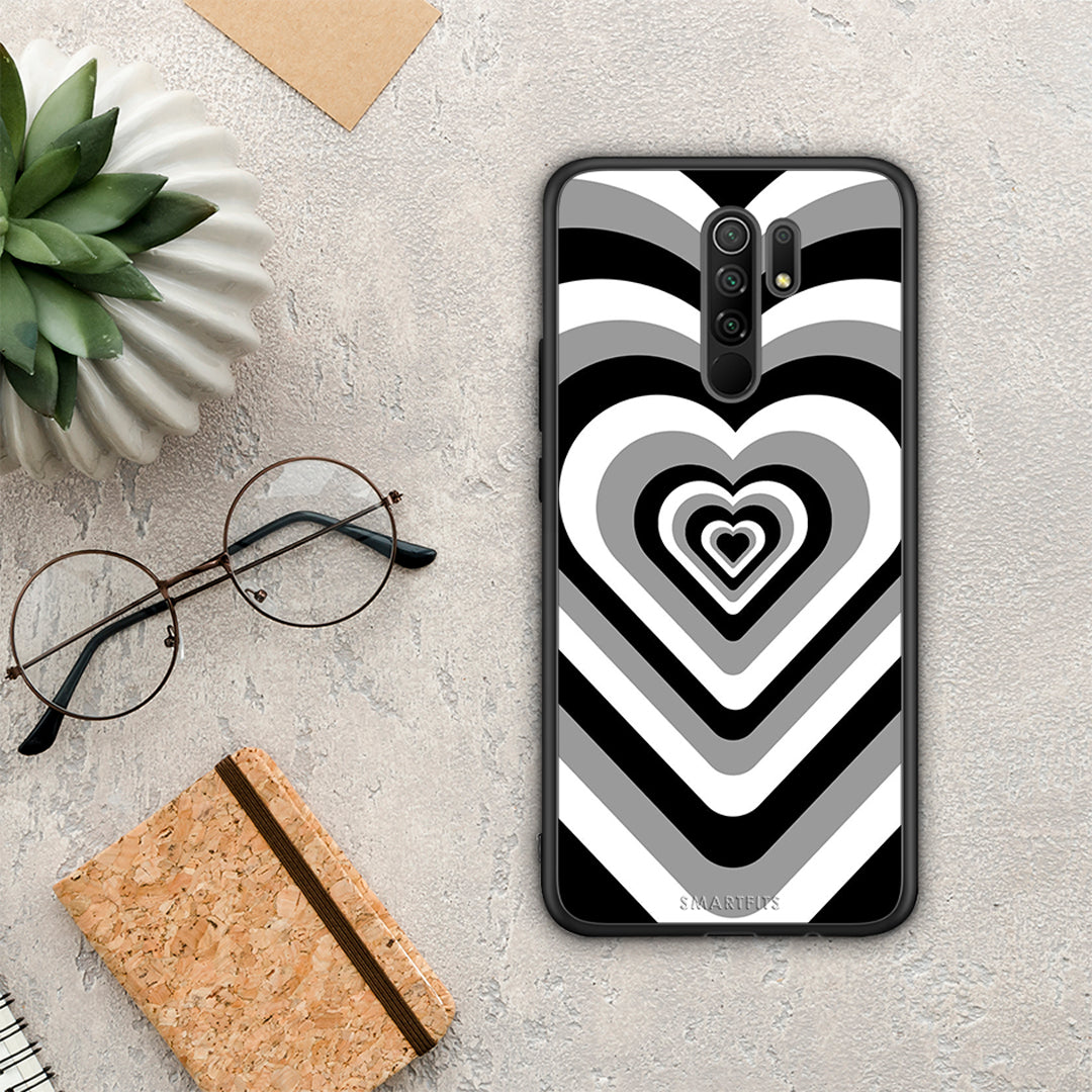 Black Hearts - Xiaomi Redmi 9 / 9 Prime case