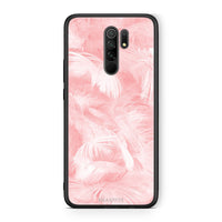 Thumbnail for 33 - Xiaomi Redmi 9/9 Prime  Pink Feather Boho case, cover, bumper