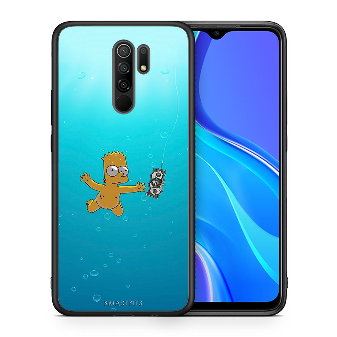 Θήκη Xiaomi Redmi 9/9 Prime Chasing Money από τη Smartfits με σχέδιο στο πίσω μέρος και μαύρο περίβλημα | Xiaomi Redmi 9/9 Prime Chasing Money case with colorful back and black bezels