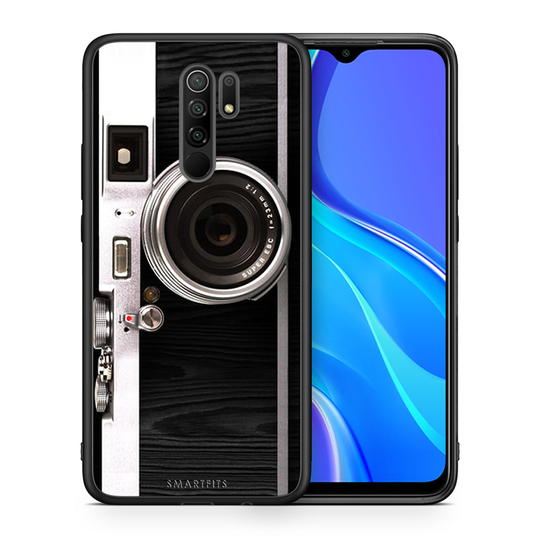 Θήκη Xiaomi Redmi 9/9 Prime Emily In Paris από τη Smartfits με σχέδιο στο πίσω μέρος και μαύρο περίβλημα | Xiaomi Redmi 9/9 Prime Emily In Paris case with colorful back and black bezels