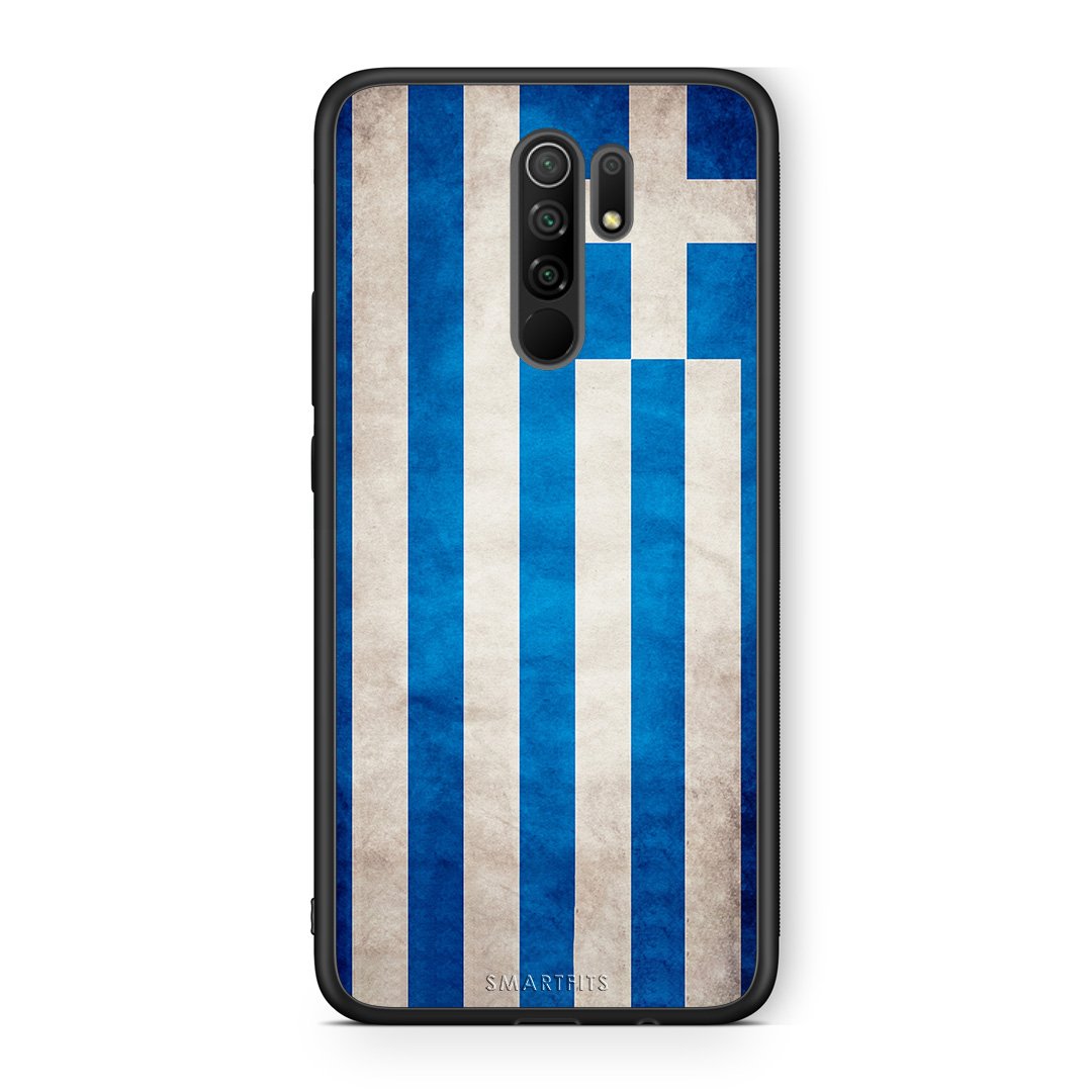 4 - Xiaomi Redmi 9/9 Prime Greece Flag case, cover, bumper