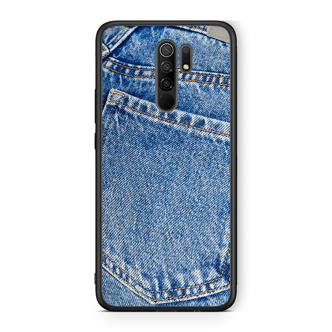 Xiaomi Redmi 9/9 Prime Jeans Pocket θήκη από τη Smartfits με σχέδιο στο πίσω μέρος και μαύρο περίβλημα | Smartphone case with colorful back and black bezels by Smartfits