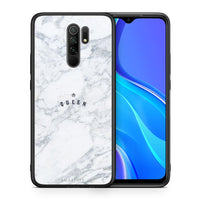Thumbnail for Θήκη Xiaomi Redmi 9/9 Prime Queen Marble από τη Smartfits με σχέδιο στο πίσω μέρος και μαύρο περίβλημα | Xiaomi Redmi 9/9 Prime Queen Marble case with colorful back and black bezels
