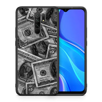 Thumbnail for Θήκη Xiaomi Redmi 9/9 Prime Money Dollars από τη Smartfits με σχέδιο στο πίσω μέρος και μαύρο περίβλημα | Xiaomi Redmi 9/9 Prime Money Dollars case with colorful back and black bezels