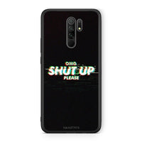 Thumbnail for Xiaomi Redmi 9/9 Prime OMG ShutUp θήκη από τη Smartfits με σχέδιο στο πίσω μέρος και μαύρο περίβλημα | Smartphone case with colorful back and black bezels by Smartfits
