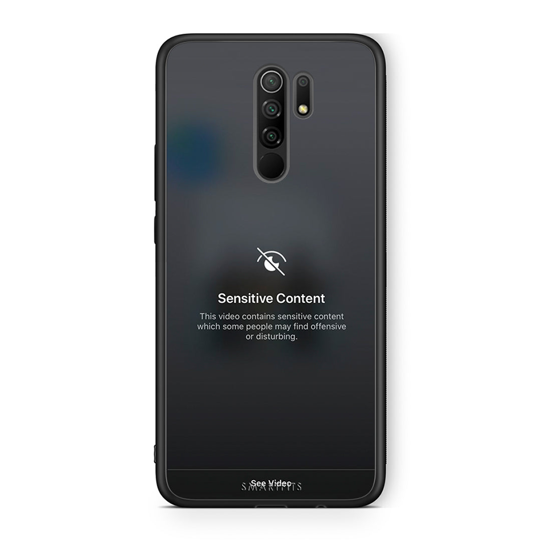 Xiaomi Redmi 9/9 Prime Sensitive Content θήκη από τη Smartfits με σχέδιο στο πίσω μέρος και μαύρο περίβλημα | Smartphone case with colorful back and black bezels by Smartfits