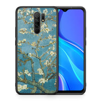 Thumbnail for Θήκη Xiaomi Redmi 9/9 Prime White Blossoms από τη Smartfits με σχέδιο στο πίσω μέρος και μαύρο περίβλημα | Xiaomi Redmi 9/9 Prime White Blossoms case with colorful back and black bezels