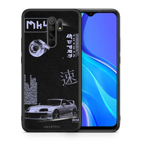 Thumbnail for Θήκη Αγίου Βαλεντίνου Xiaomi Redmi 9 / 9 Prime Tokyo Drift από τη Smartfits με σχέδιο στο πίσω μέρος και μαύρο περίβλημα | Xiaomi Redmi 9 / 9 Prime Tokyo Drift case with colorful back and black bezels