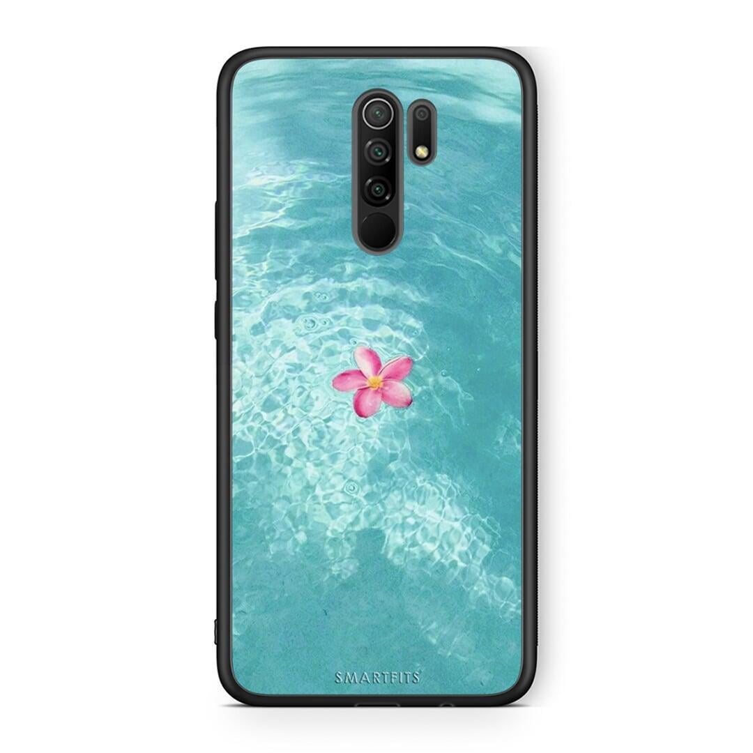 Xiaomi Redmi 9 / 9 Prime Water Flower Θήκη από τη Smartfits με σχέδιο στο πίσω μέρος και μαύρο περίβλημα | Smartphone case with colorful back and black bezels by Smartfits