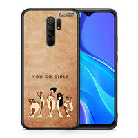 Thumbnail for Θήκη Xiaomi Redmi 9/9 Prime You Go Girl από τη Smartfits με σχέδιο στο πίσω μέρος και μαύρο περίβλημα | Xiaomi Redmi 9/9 Prime You Go Girl case with colorful back and black bezels