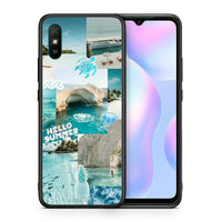 Thumbnail for Θήκη Xiaomi Redmi 9A Aesthetic Summer από τη Smartfits με σχέδιο στο πίσω μέρος και μαύρο περίβλημα | Xiaomi Redmi 9A Aesthetic Summer case with colorful back and black bezels