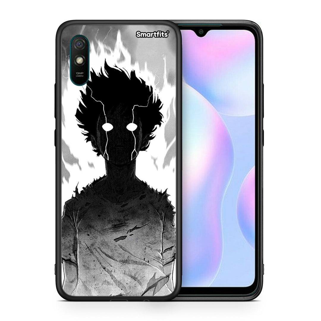 Θήκη Xiaomi Redmi 9A Anime Boy από τη Smartfits με σχέδιο στο πίσω μέρος και μαύρο περίβλημα | Xiaomi Redmi 9A Anime Boy case with colorful back and black bezels