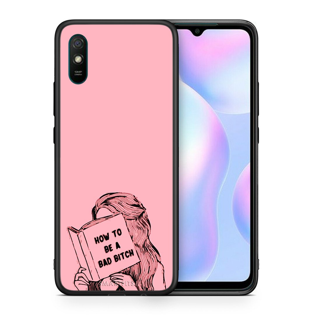 Θήκη Xiaomi Redmi 9A Bad Bitch από τη Smartfits με σχέδιο στο πίσω μέρος και μαύρο περίβλημα | Xiaomi Redmi 9A Bad Bitch case with colorful back and black bezels