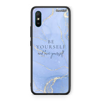 Thumbnail for Xiaomi Redmi 9A Be Yourself θήκη από τη Smartfits με σχέδιο στο πίσω μέρος και μαύρο περίβλημα | Smartphone case with colorful back and black bezels by Smartfits