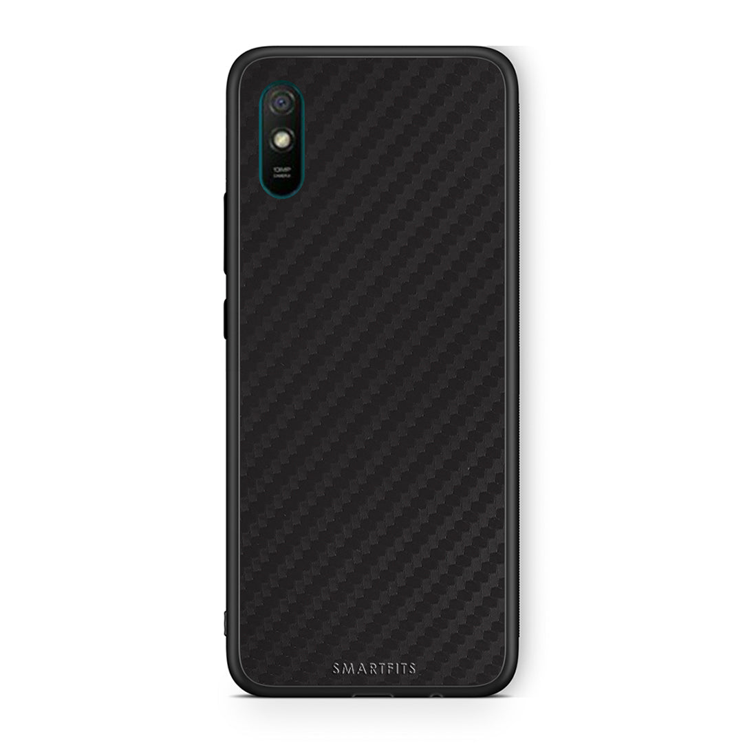 Xiaomi Redmi 9A Carbon Black θήκη από τη Smartfits με σχέδιο στο πίσω μέρος και μαύρο περίβλημα | Smartphone case with colorful back and black bezels by Smartfits