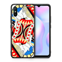 Thumbnail for Θήκη Xiaomi Redmi 9A Card Love από τη Smartfits με σχέδιο στο πίσω μέρος και μαύρο περίβλημα | Xiaomi Redmi 9A Card Love case with colorful back and black bezels