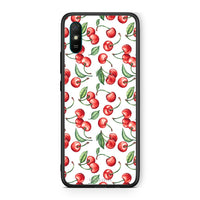 Thumbnail for Xiaomi Redmi 9A Cherry Summer θήκη από τη Smartfits με σχέδιο στο πίσω μέρος και μαύρο περίβλημα | Smartphone case with colorful back and black bezels by Smartfits