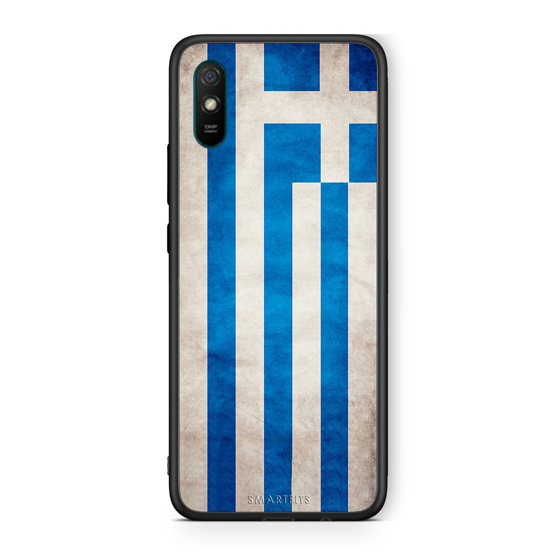 4 - Xiaomi Redmi 9A Greece Flag case, cover, bumper