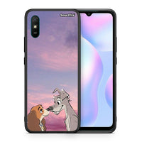 Thumbnail for Θήκη Xiaomi Redmi 9A Lady And Tramp από τη Smartfits με σχέδιο στο πίσω μέρος και μαύρο περίβλημα | Xiaomi Redmi 9A Lady And Tramp case with colorful back and black bezels