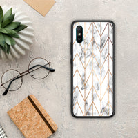Thumbnail for Marble Gold Geometric - Xiaomi Redmi 9A / 9AT case