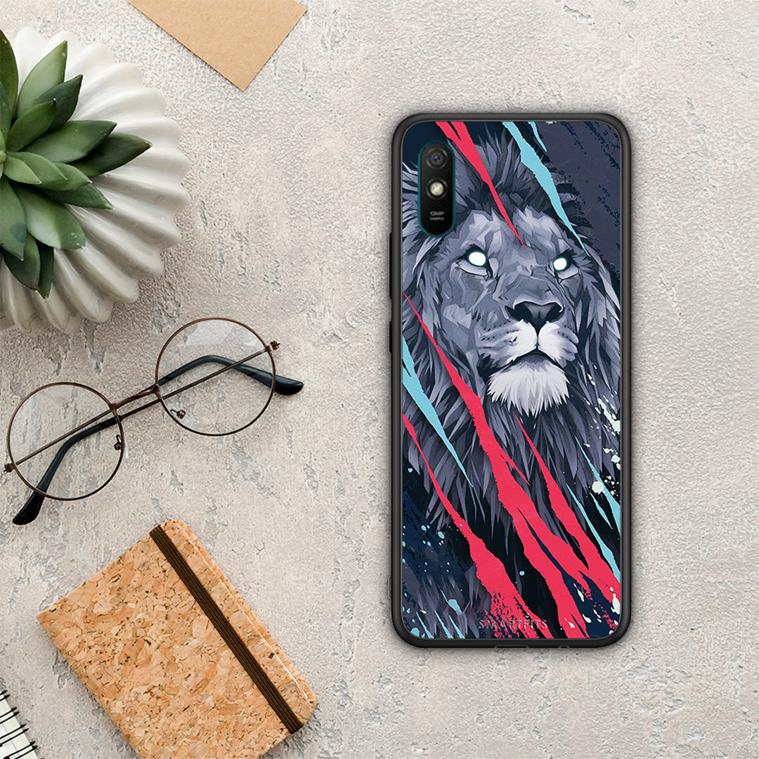 Popart Lion Designer - Xiaomi Redmi 9a / 9at Case