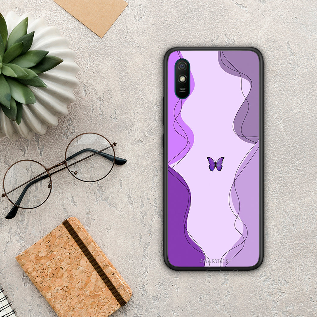 Purple Mariposa - Xiaomi Redmi 9A / 9AT case