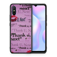 Thumbnail for Θήκη Αγίου Βαλεντίνου Xiaomi Redmi 9A Thank You Next από τη Smartfits με σχέδιο στο πίσω μέρος και μαύρο περίβλημα | Xiaomi Redmi 9A Thank You Next case with colorful back and black bezels