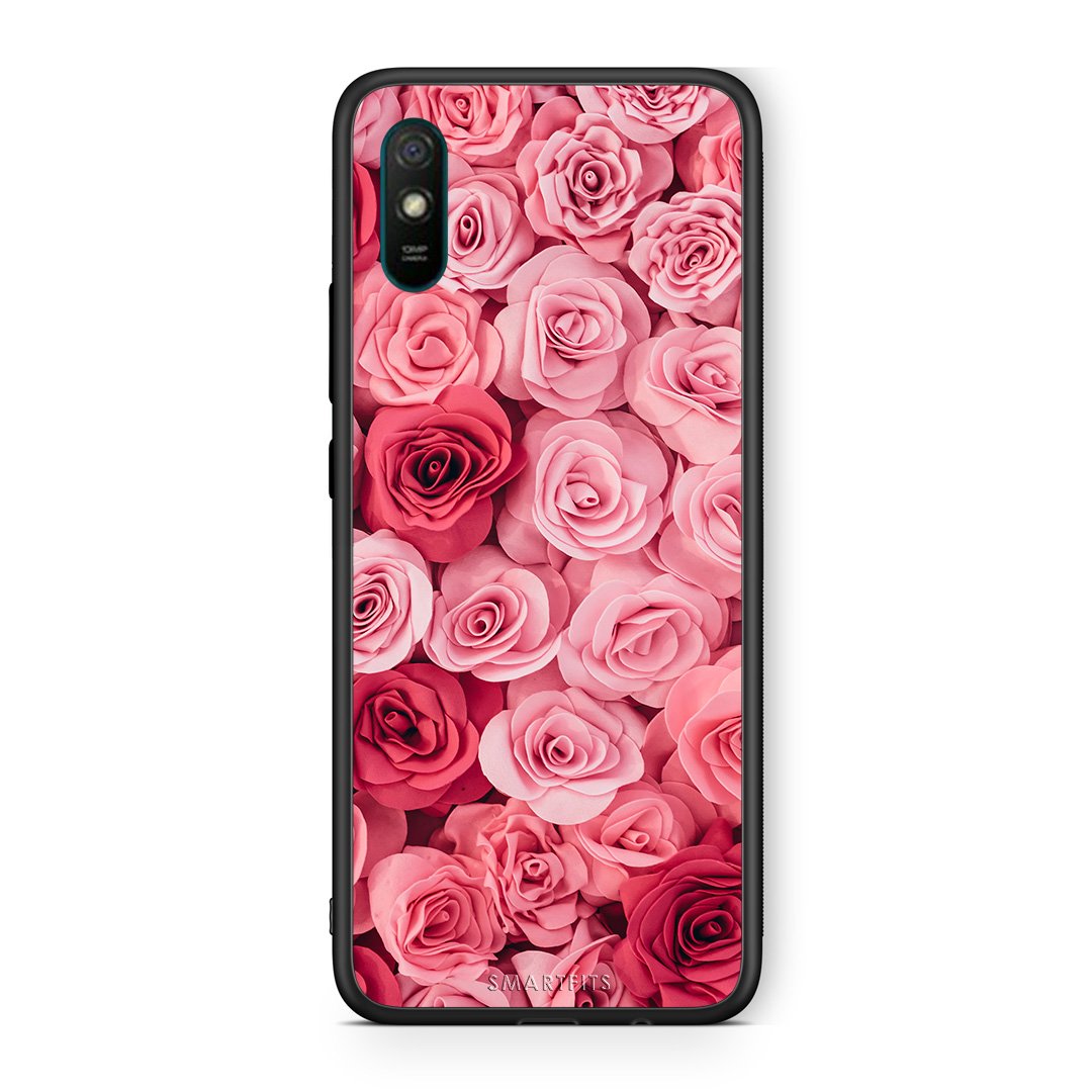4 - Xiaomi Redmi 9A RoseGarden Valentine case, cover, bumper