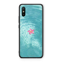 Thumbnail for Xiaomi Redmi 9A Water Flower Θήκη από τη Smartfits με σχέδιο στο πίσω μέρος και μαύρο περίβλημα | Smartphone case with colorful back and black bezels by Smartfits