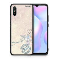 Thumbnail for Θήκη Xiaomi Redmi 9A Where Next από τη Smartfits με σχέδιο στο πίσω μέρος και μαύρο περίβλημα | Xiaomi Redmi 9A Where Next case with colorful back and black bezels