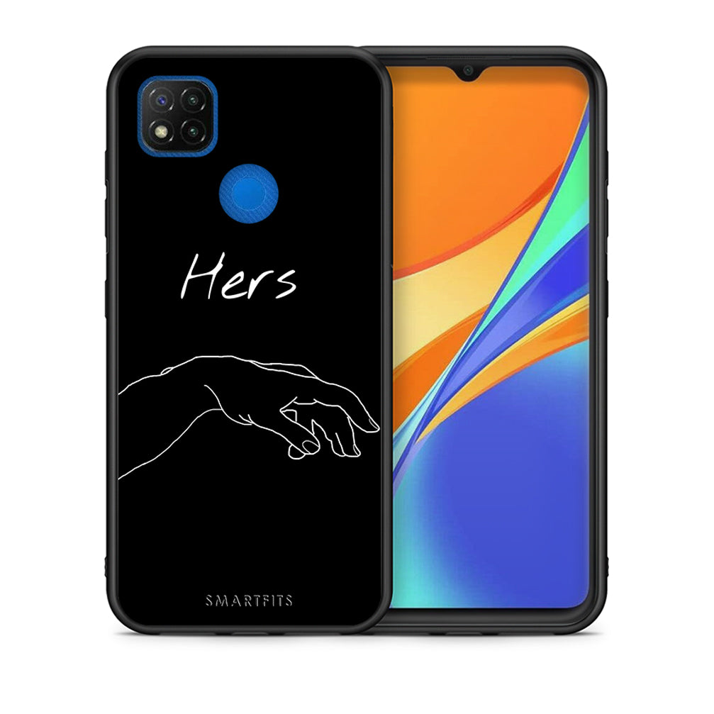 Θήκη Αγίου Βαλεντίνου Xiaomi Redmi 9C Aeshetic Love 1 από τη Smartfits με σχέδιο στο πίσω μέρος και μαύρο περίβλημα | Xiaomi Redmi 9C Aeshetic Love 1 case with colorful back and black bezels