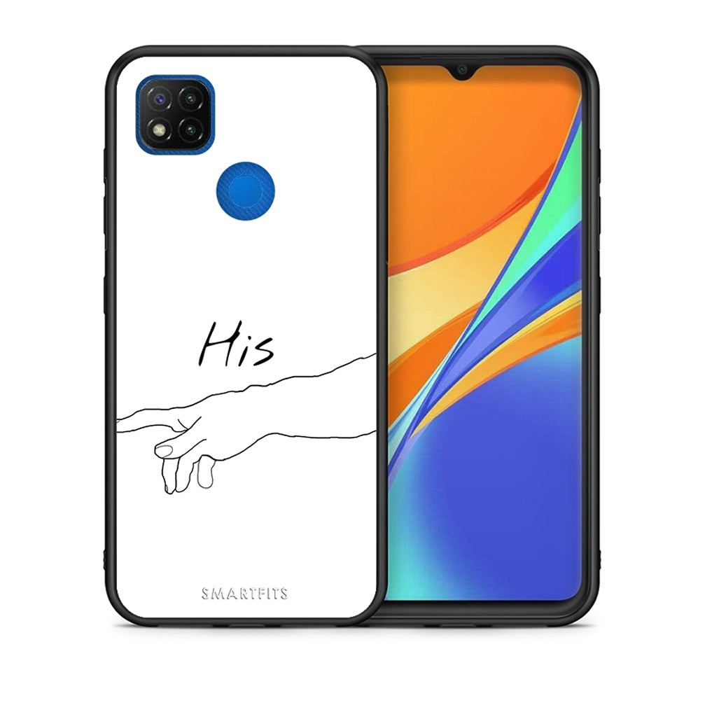 Θήκη Αγίου Βαλεντίνου Xiaomi Redmi 9C Aeshetic Love 2 από τη Smartfits με σχέδιο στο πίσω μέρος και μαύρο περίβλημα | Xiaomi Redmi 9C Aeshetic Love 2 case with colorful back and black bezels